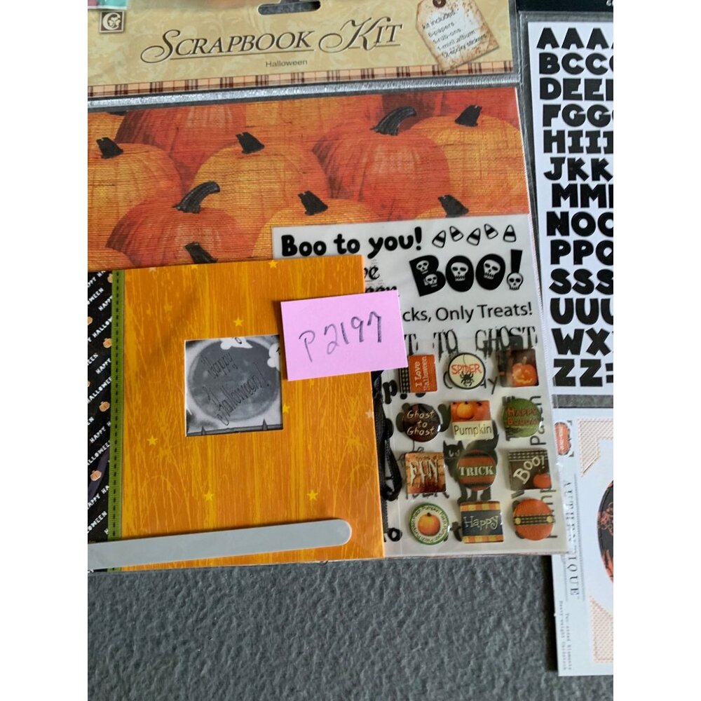 Halloween Scrapbook Kit With Stickers & Creative Letters - Picture 8 of 8